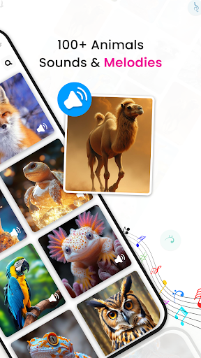 Sonidos y fondos de pantalla de animales